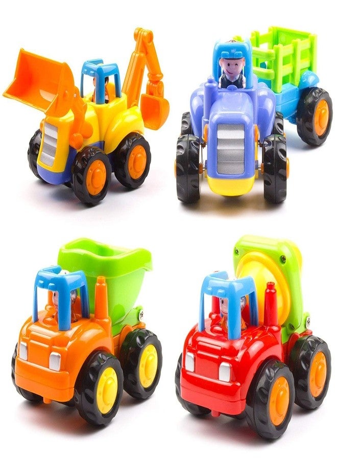 Quasar Unbreakable Engineering Auto Car Farm Tractor Truck Toys for Girls Boys Children Toddlers Friction Power Vehicles Made in Safe Non-Toxic Development for Kids - Image 1